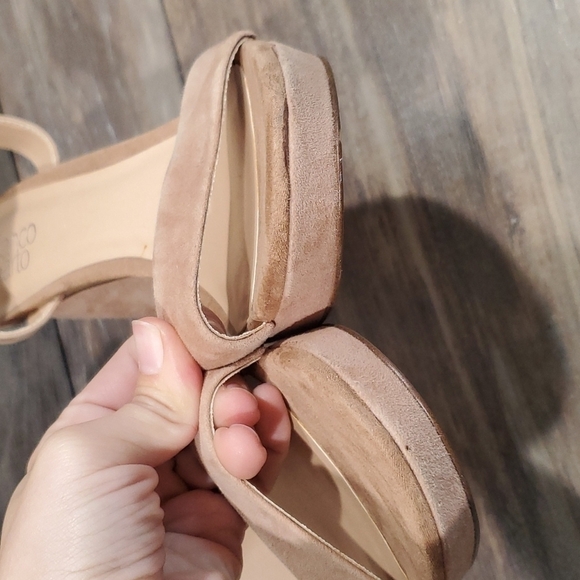 New Anthropologie Franco Sarto NOA high heels shoes sandals sz 11M - Picture 4 of 11